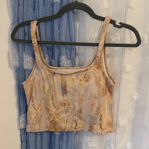 Black and Tie-Dye crop Tank Tops - Picture 3 of 3